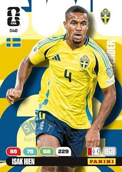 Isak Hien Sweden Panini FIFA World Cup 2026 Adrenalyn XL Contenders #540